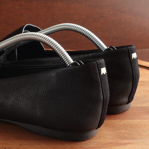 Birdies Loafers Womens Size 8.5 Black Starling Leather Slip On Flat Shoes Modern - Picture 7 of 13